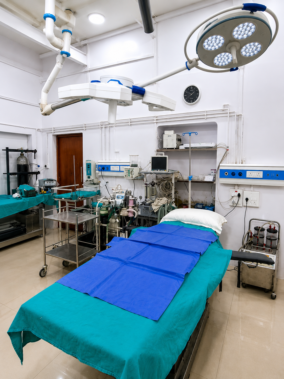 Fully-equipped operating theatre