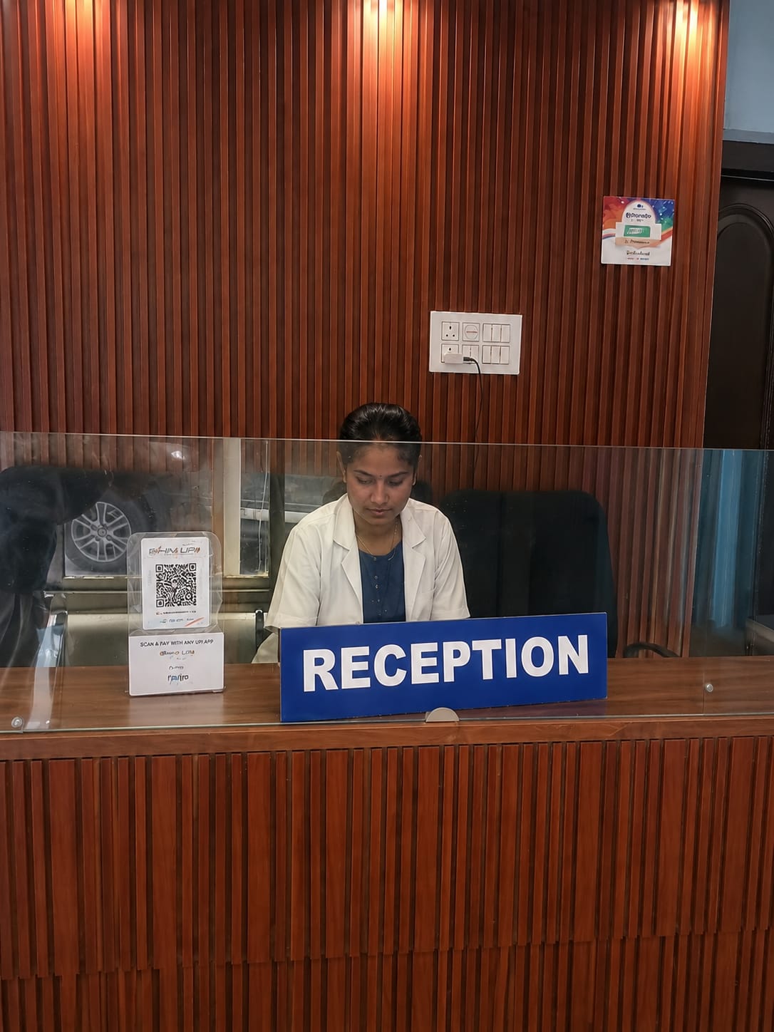 Reception and waiting area